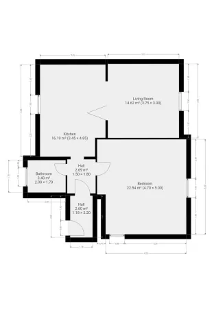 Pronájem bytu 2+1, Praha - Horní Počernice, Otovická, 53 m2