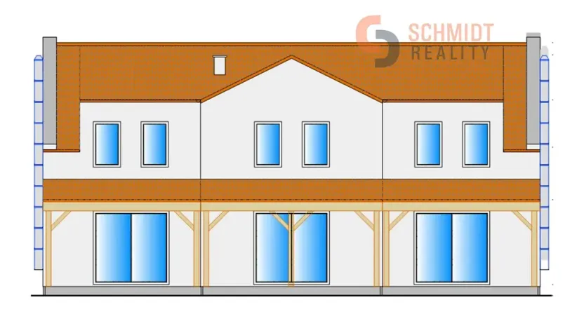 Pronájem bytu 2+kk, Březí, Lipová, 46 m2