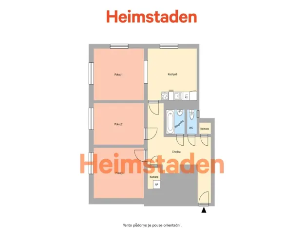 Pronájem bytu 3+1, Havířov - Město, Hlavní třída, 83 m2