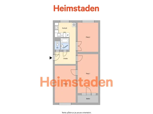 Pronájem bytu 3+1, Havířov - Město, Resslova, 68 m2