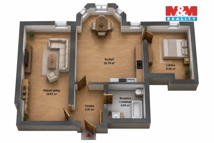 Prodej bytu 3+kk, Mariánské Lázně, Lidická, 55 m2