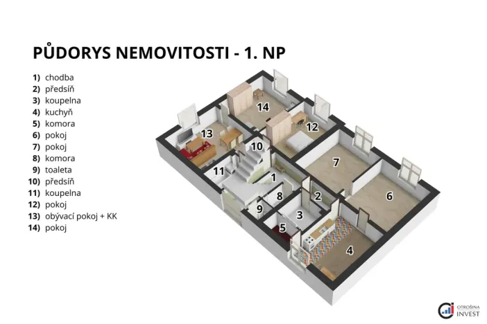 Prodej rodinného domu, Pardubice, Husitská, 156 m2