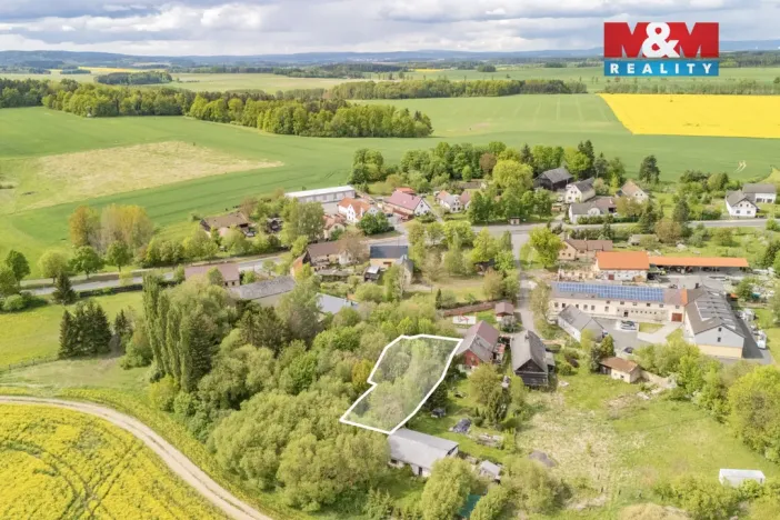 Prodej pozemku pro bydlení, Bor - Vysočany, 1458 m2