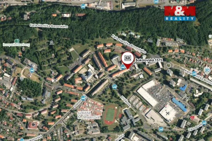 Pronájem bytu 2+1, Sokolov, Sokolovská, 52 m2