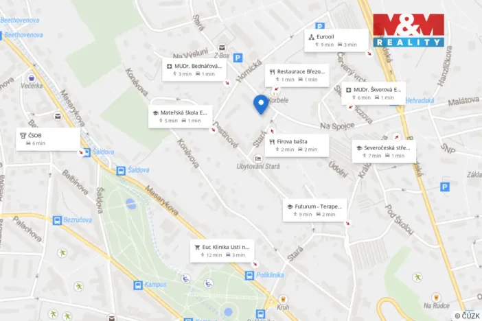 Prodej bytu 3+1, Ústí nad Labem - Ústí nad Labem-centrum, Stará, 66 m2