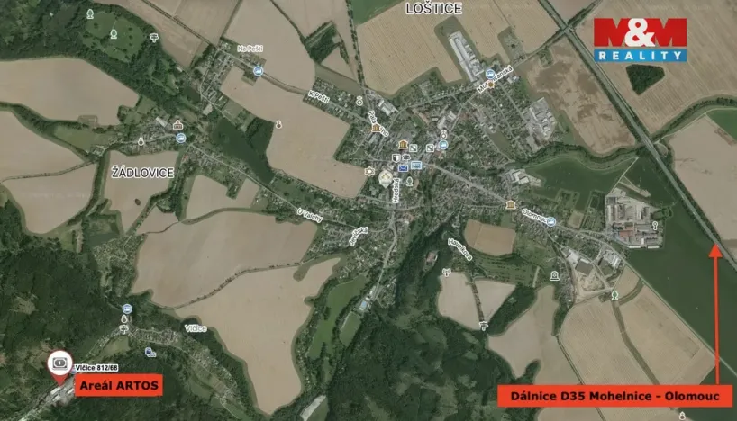 Pronájem skladu, Loštice, Vlčice, 240 m2