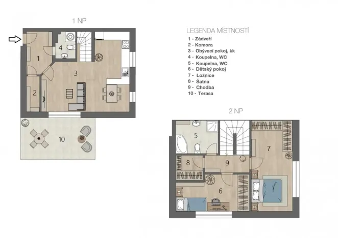 Pronájem bytu 3+kk, Trutnov - Volanov, K Břízkám, 93 m2