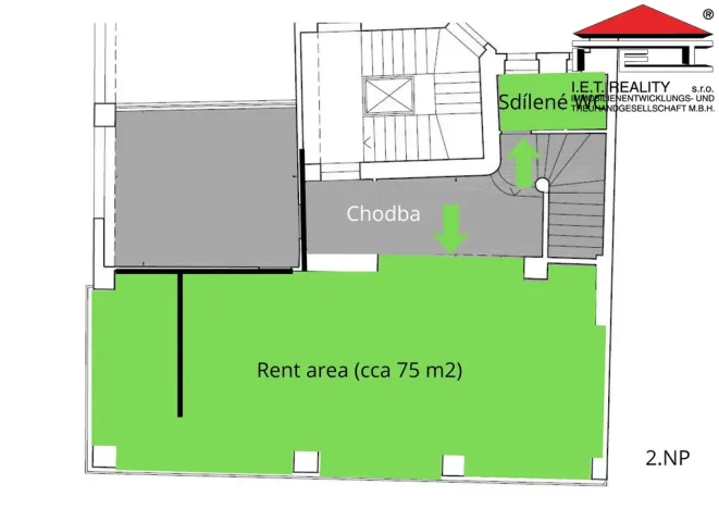 Pronájem obchodního prostoru, Brno, Josefská, 75 m2