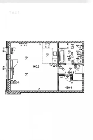 Pronájem bytu 1+kk, Praha - Žižkov, Olšanská, 40 m2