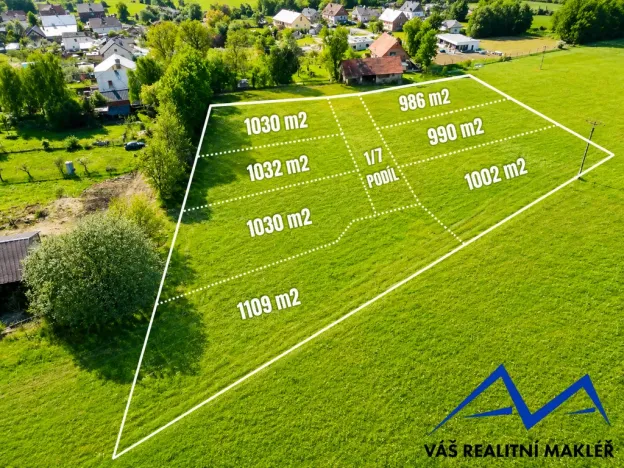 Prodej pozemku pro bydlení, Mořkov, 986 m2