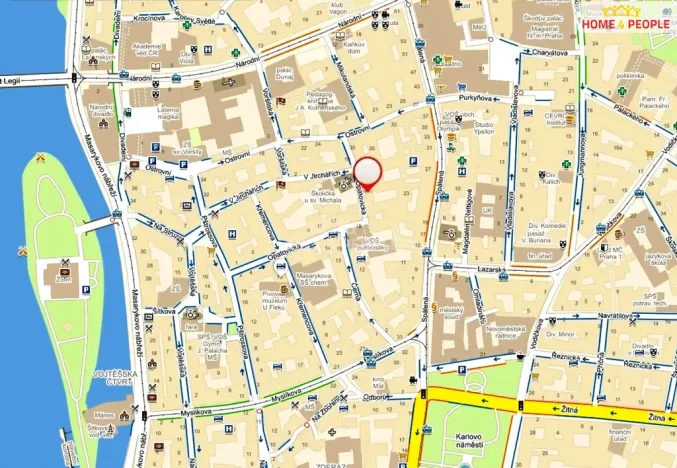 Pronájem bytu 2+1, Praha - Nové Město, Opatovická, 62 m2