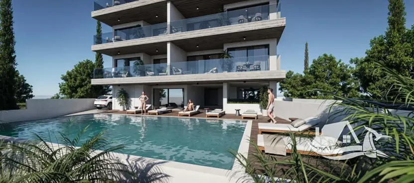 Prodej bytu 1+1, Pafos, Kypr, 55 m2