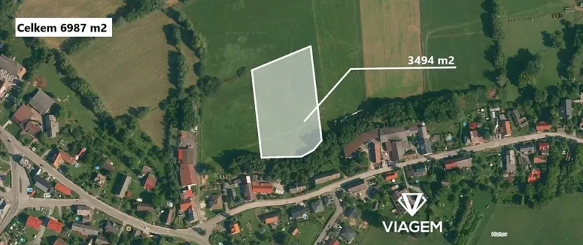 Prodej podílu pole, Slavětín nad Metují, 3493 m2