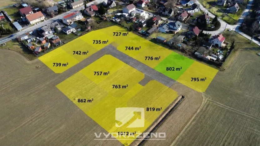 Prodej pole, Solnice, 802 m2