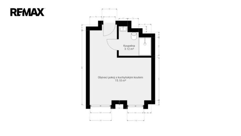 Prodej kanceláře, Praha - Vršovice, Černomořská, 20 m2