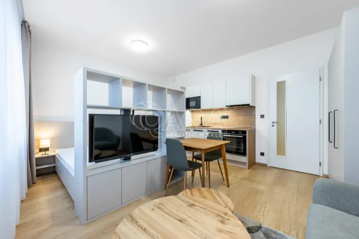 Pronájem bytu 1+kk, Praha - Karlín, Pobřežní, 28 m2