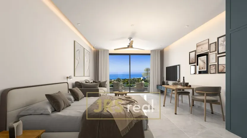 Prodej bytu 1+kk, Esentepe, Kypr, 43 m2