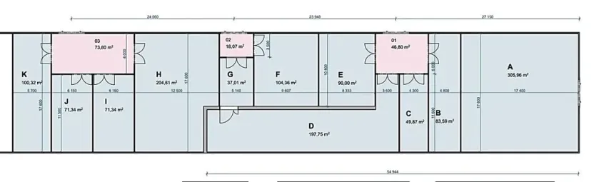 Pronájem skladu, Praha - Zličín, Do Blatin, 306 m2