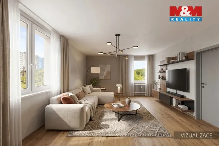 Prodej bytu 3+1, Praha - Troja, Lublinská, 70 m2