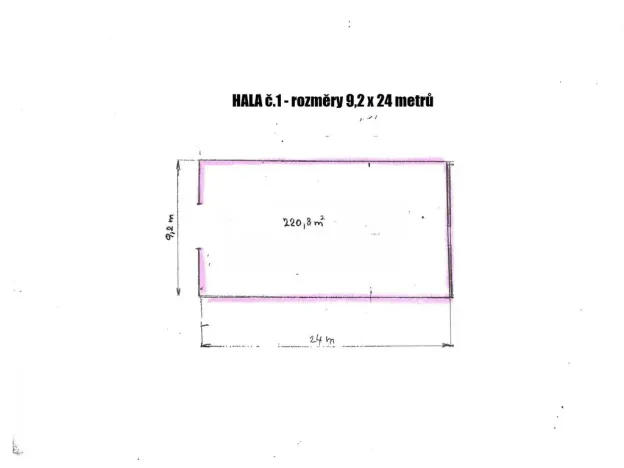 Pronájem skladu, Kladno - Dubí, Dubská, 221 m2