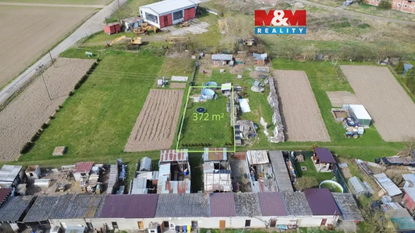 Prodej zahrady, Lužice, 372 m2