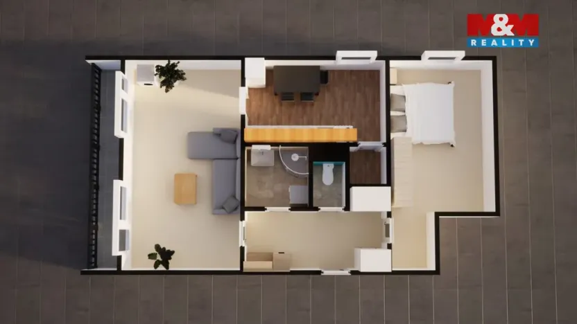 Prodej bytu 2+1, Bělá pod Bezdězem, Tyršova, 50 m2