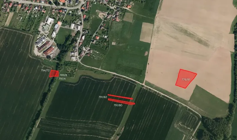 Prodej pole, Zlín, 9107 m2