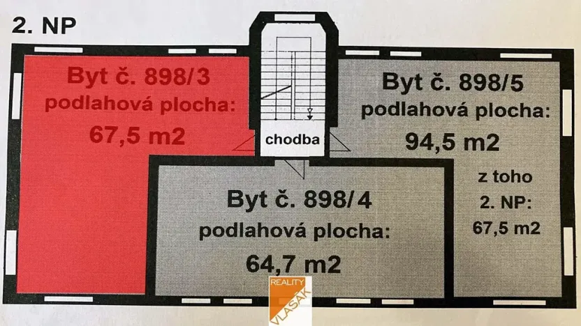 Prodej bytu 1+1, Kadaň, kpt. Jaroše, 67 m2