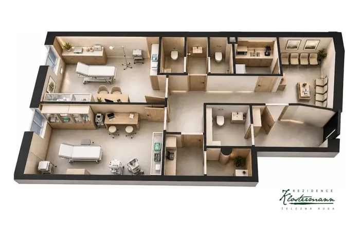 Prodej ordinace, Železná Ruda, Klostermannovo náměstí, 59 m2