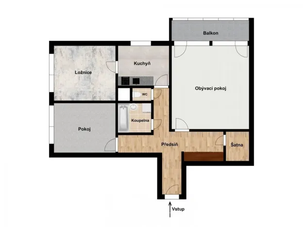 Prodej bytu 3+1, Praha - Michle, V dolině, 92 m2