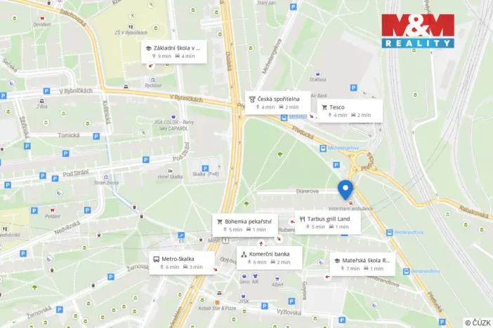 Prodej bytu 3+kk, Praha - Strašnice, Dürerova, 66 m2