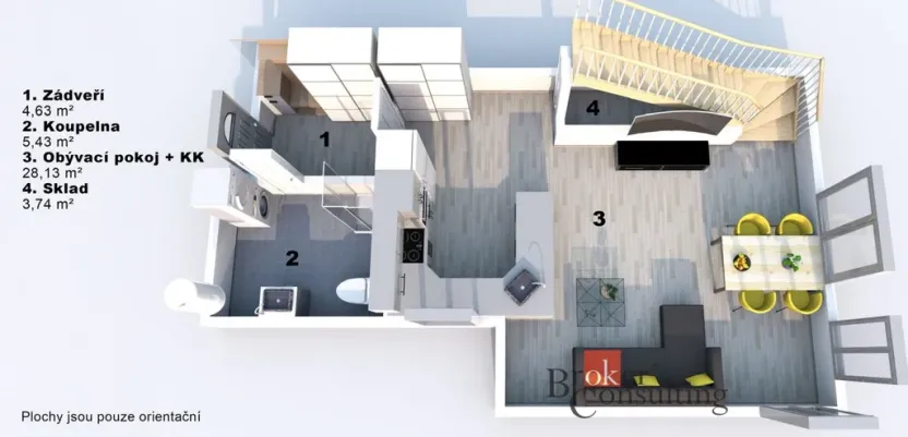Prodej bytu 3+kk, Smiřice - Rodov, 102 m2