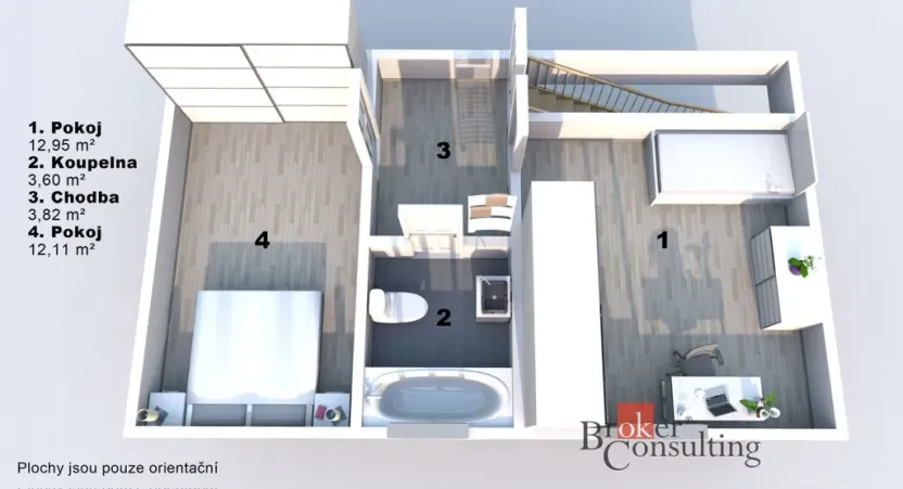 Prodej bytu 3+kk, Smiřice - Rodov, 102 m2