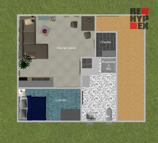 Prodej bytu 2+kk, Česká Lípa - Dolní Libchava, 40 m2