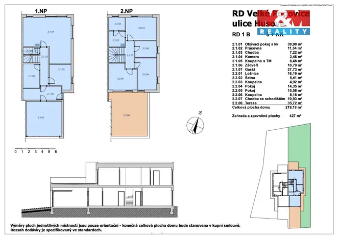 Prodej rodinného domu, Velké Popovice, 219 m2