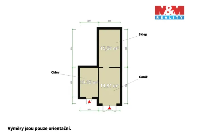 Prodej rodinného domu, Nekvasovy, 70 m2