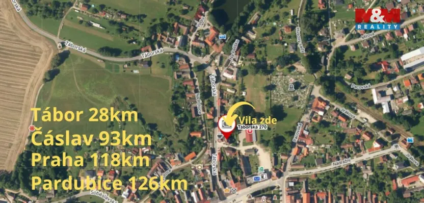Prodej rodinného domu, Černovice, Táborská, 330 m2