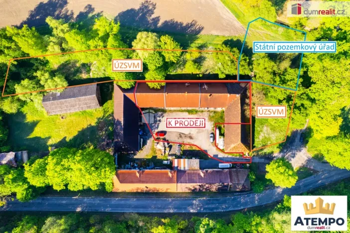 Prodej rodinného domu, Hrdějovice - Opatovice, 1111 m2