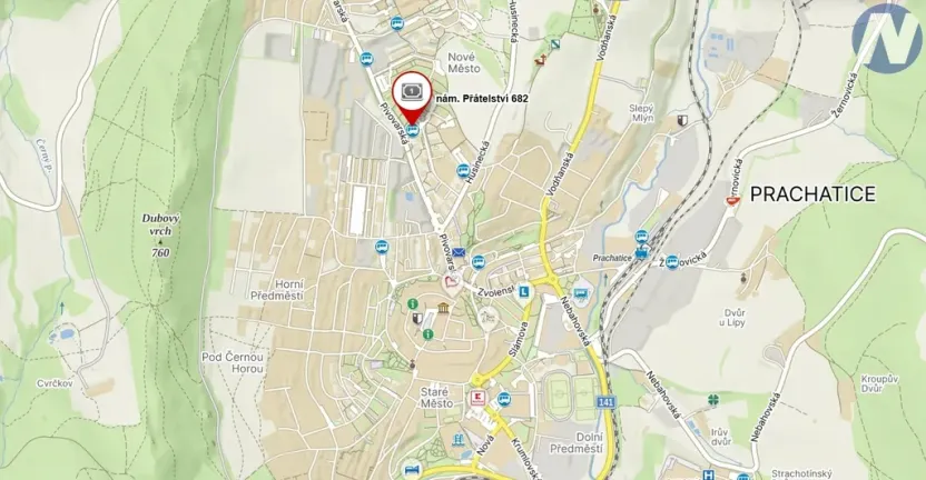 Prodej bytu 1+kk, Prachatice, nám. Přátelství, 22 m2