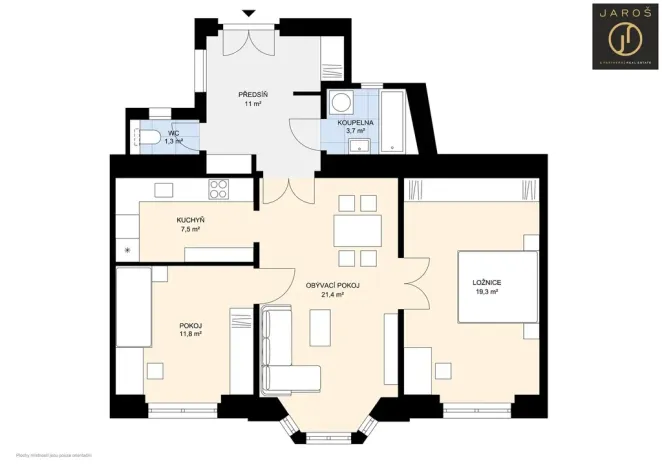 Prodej bytu 3+kk, Praha - Vršovice, Vršovická, 77 m2