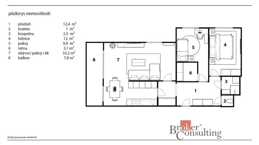 Prodej bytu 3+1, Kutná Hora - Šipší, Opletalova, 76 m2