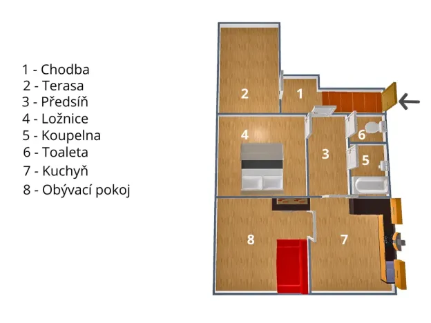 Prodej rodinného domu, Hrdlív, 150 m2