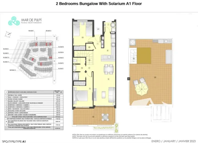 Prodej bytu 3+kk, Pulpí, Španělsko, Calle Mar de Alborán, 90 m2