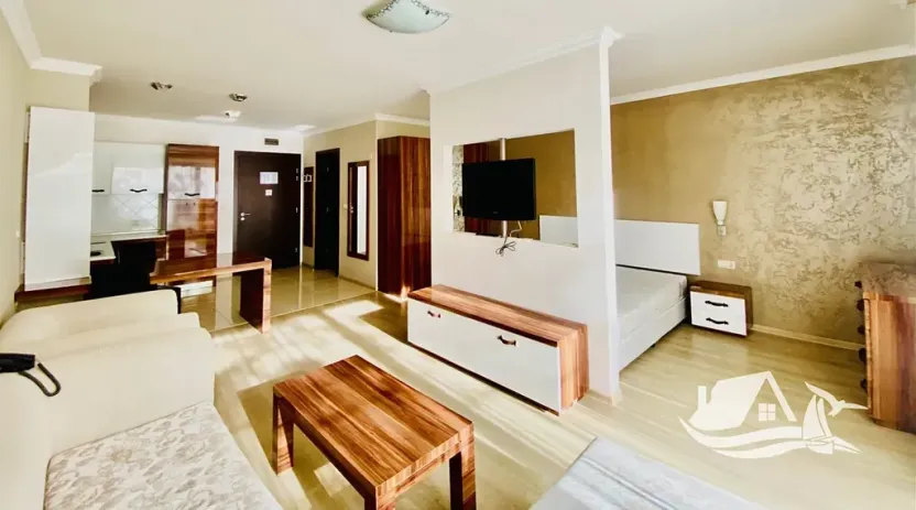 Prodej bytu 1+kk, Pomorie, Bulharsko, 46 m2