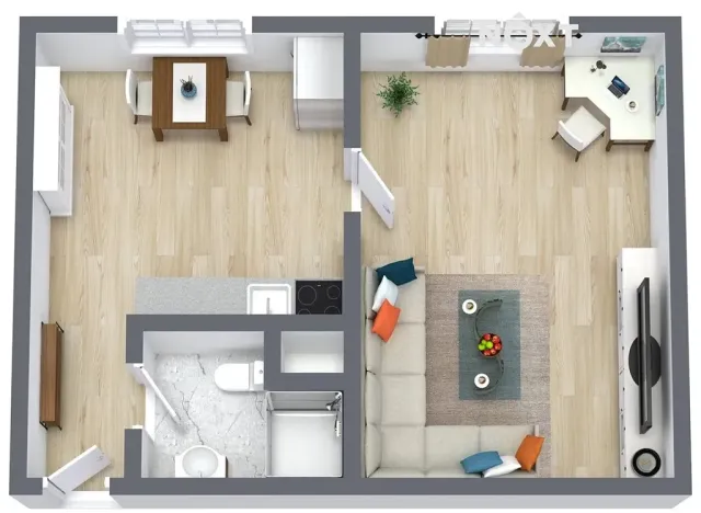 Pronájem bytu 1+1, Žatec, Javorová, 36 m2