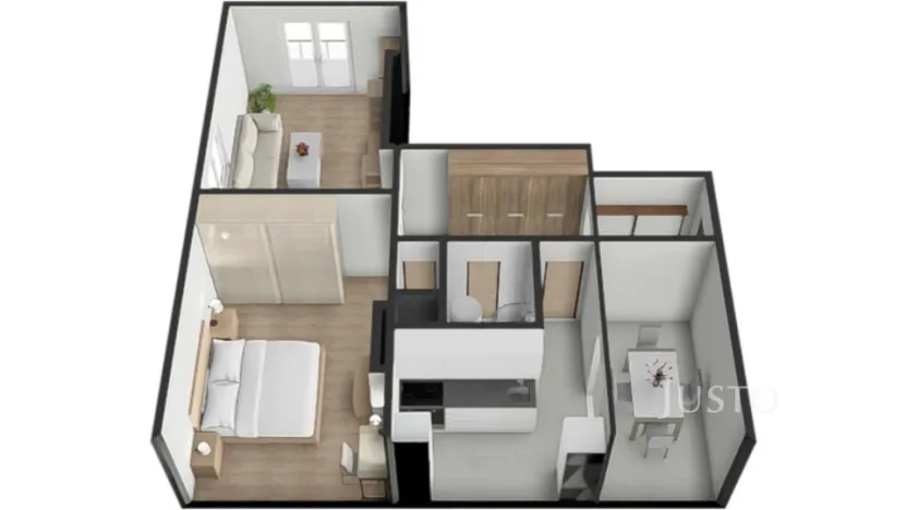 Prodej bytu 2+1, Záhoří - Horní Záhoří, 57 m2