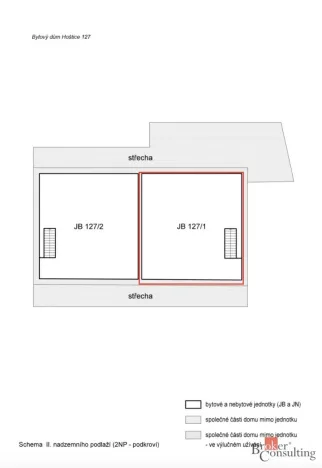 Prodej bytu 2+kk, Hoštice, 77 m2