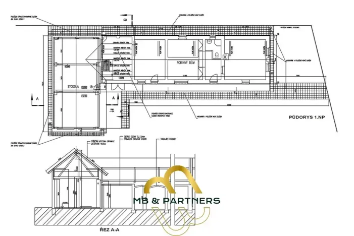 Prodej chalupy, Veliny, 72 m2