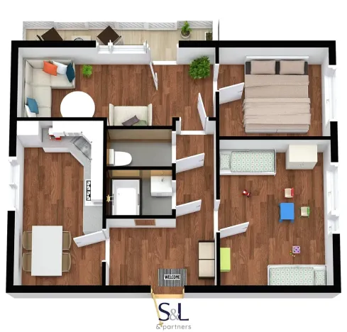 Pronájem bytu 3+1, Česká Lípa, Dlouhá, 70 m2