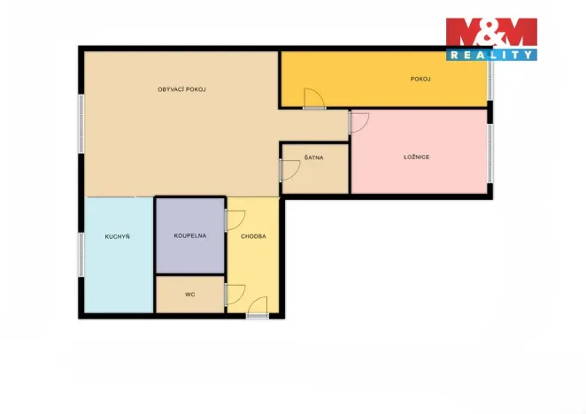 Prodej bytu 3+1, Ostrava - Poruba, Mongolská, 65 m2